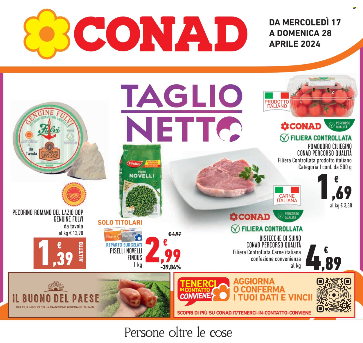 Volantino Conad - 17/4/2024 - 28/4/2024. Pagina 1