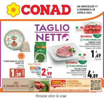 Volantino Conad - 17/4/2024 - 28/4/2024.