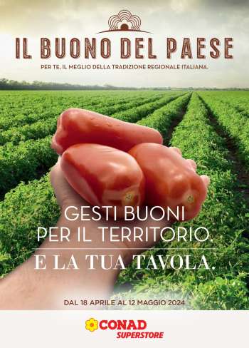 Volantino Conad Superstore - 18/4/2024 - 12/5/2024.