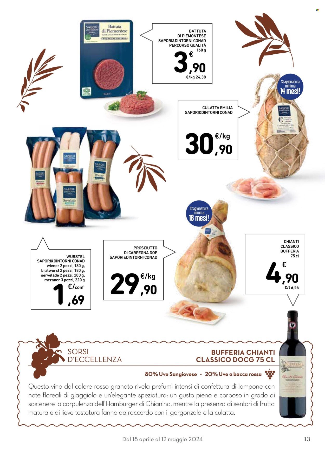 Leták Conad Superstore - 18.4.2024 - 12.5.2024. Strana 13