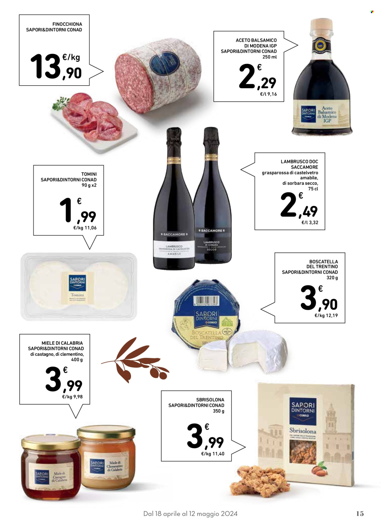 Leták Conad Superstore - 18.4.2024 - 12.5.2024. Strana 15
