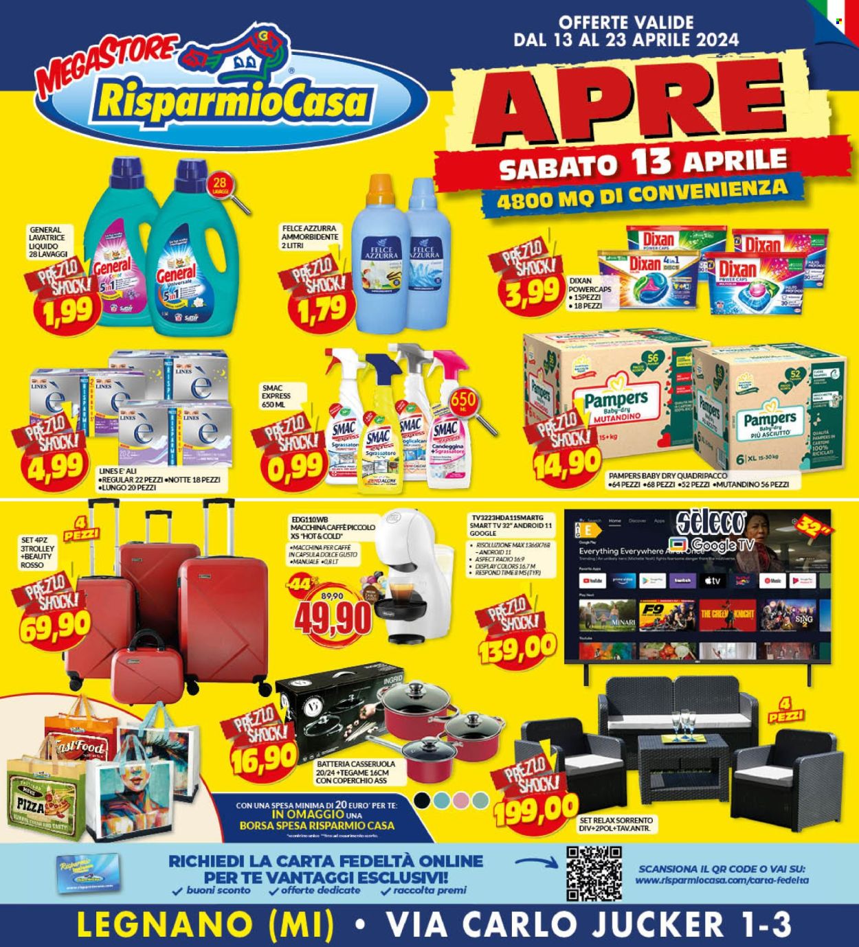 Leták Risparmio Casa Megastore - 13.4.2024 - 23.4.2024. Strana 1