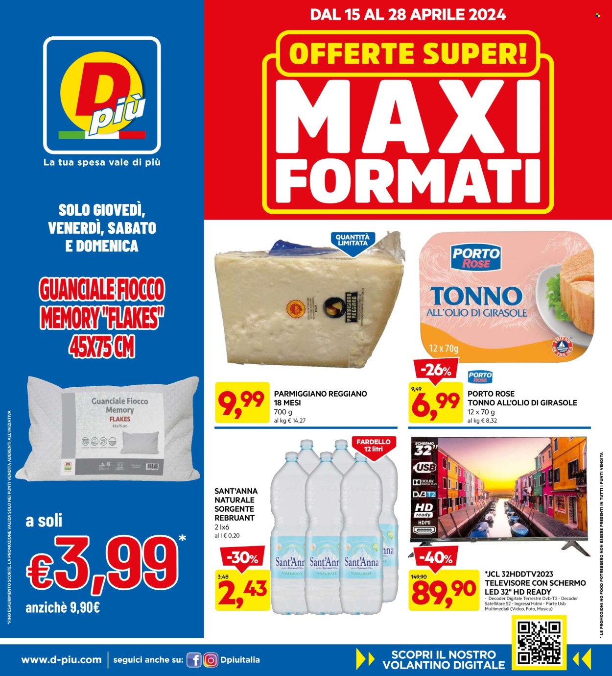 Volantino Dpiù - 15/4/2024 - 28/4/2024. Pagina 1