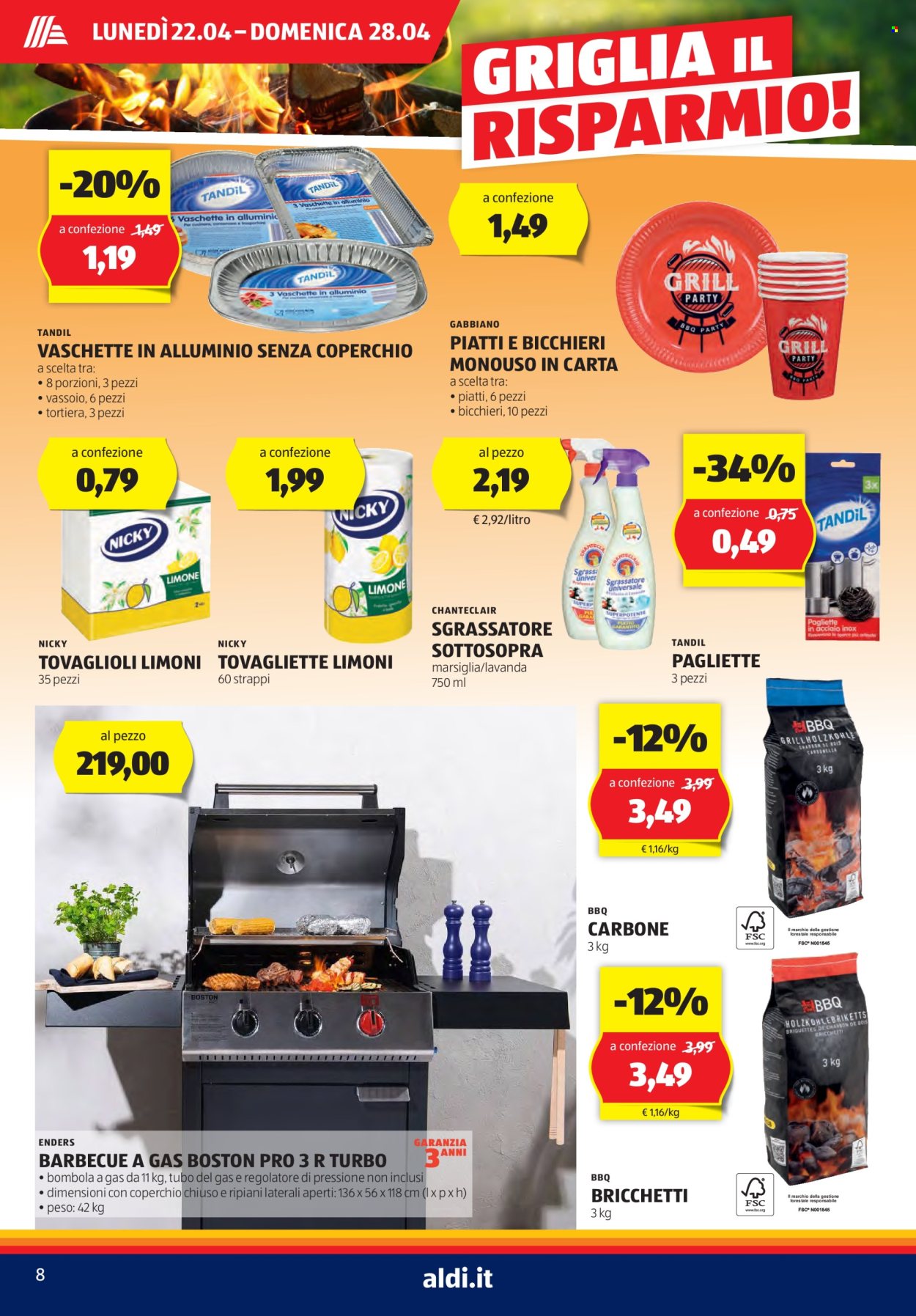 Volantino Aldi - 22/4/2024 - 28/4/2024. Pagina 8