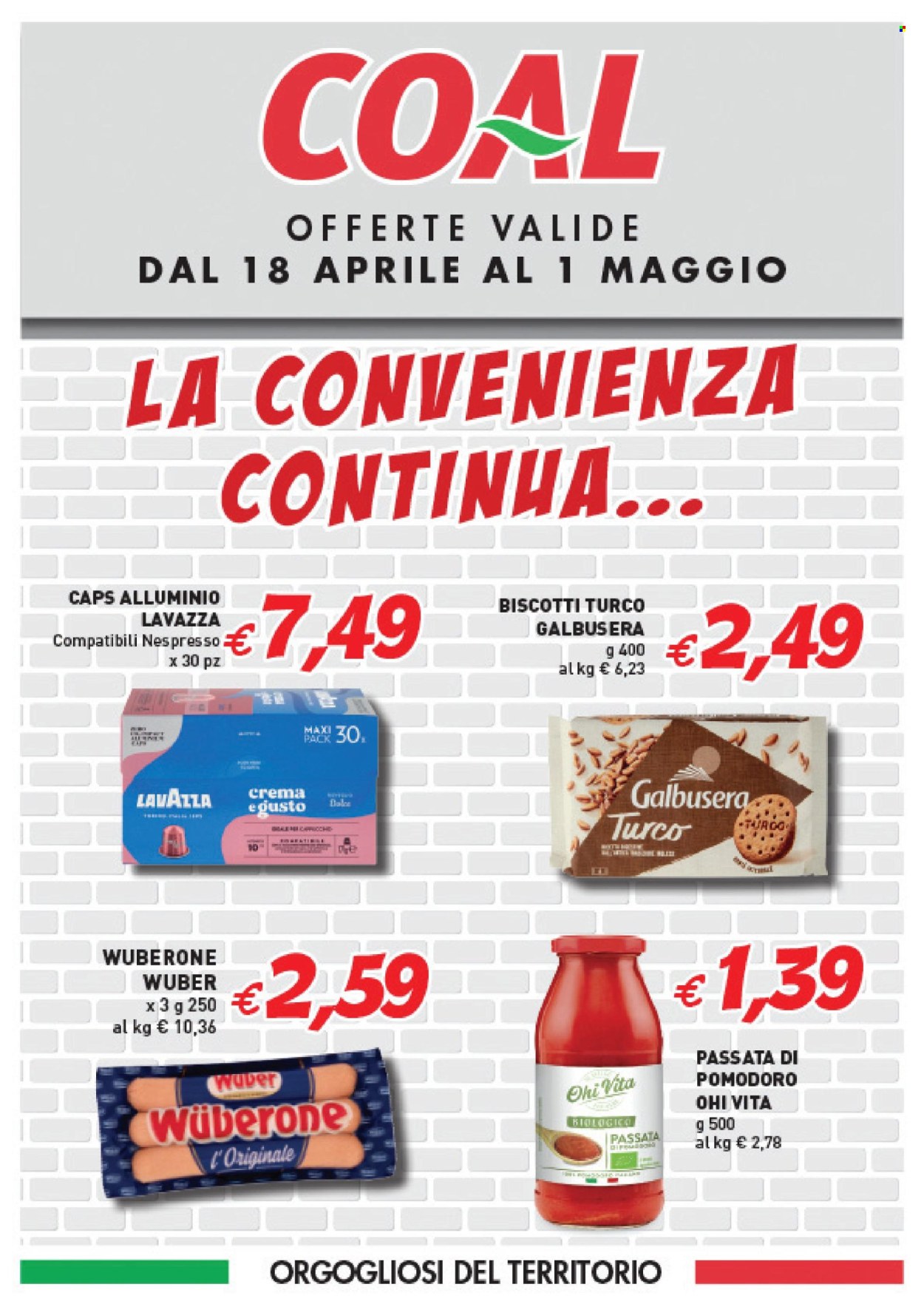 Volantino COAL - 18/4/2024 - 1/5/2024. Pagina 1