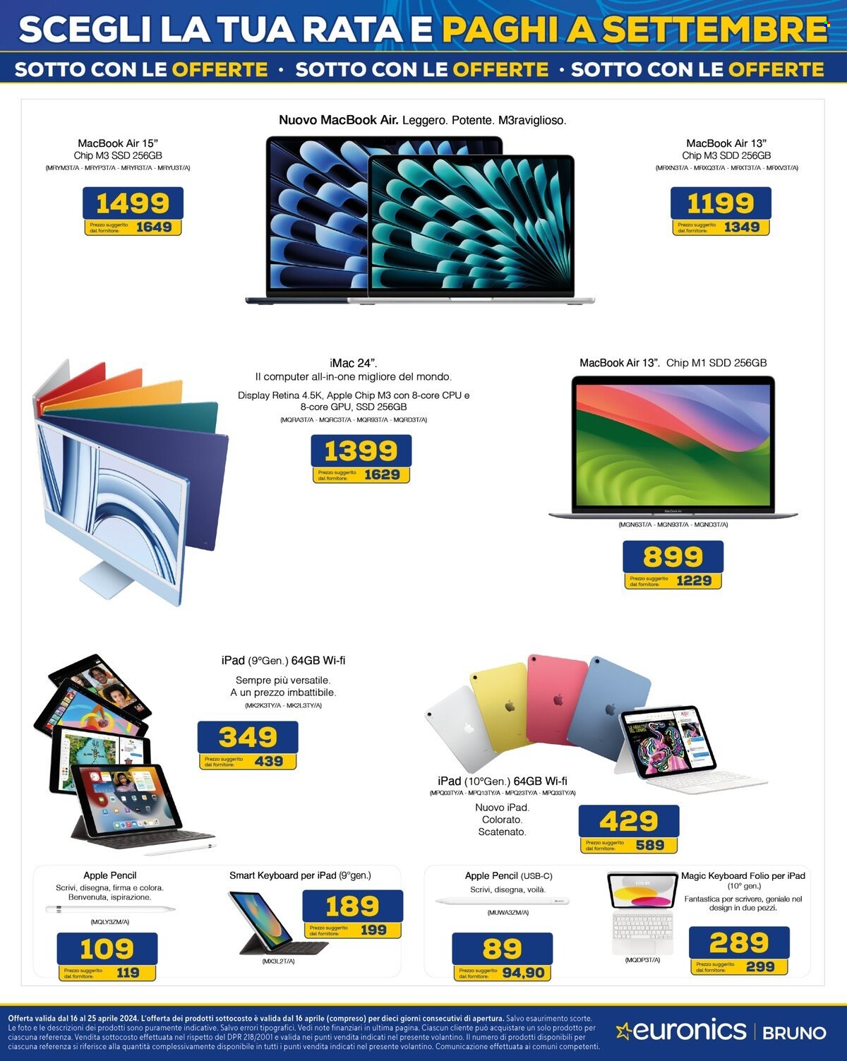 Volantino Euronics - 16/4/2024 - 25/4/2024. Pagina 12