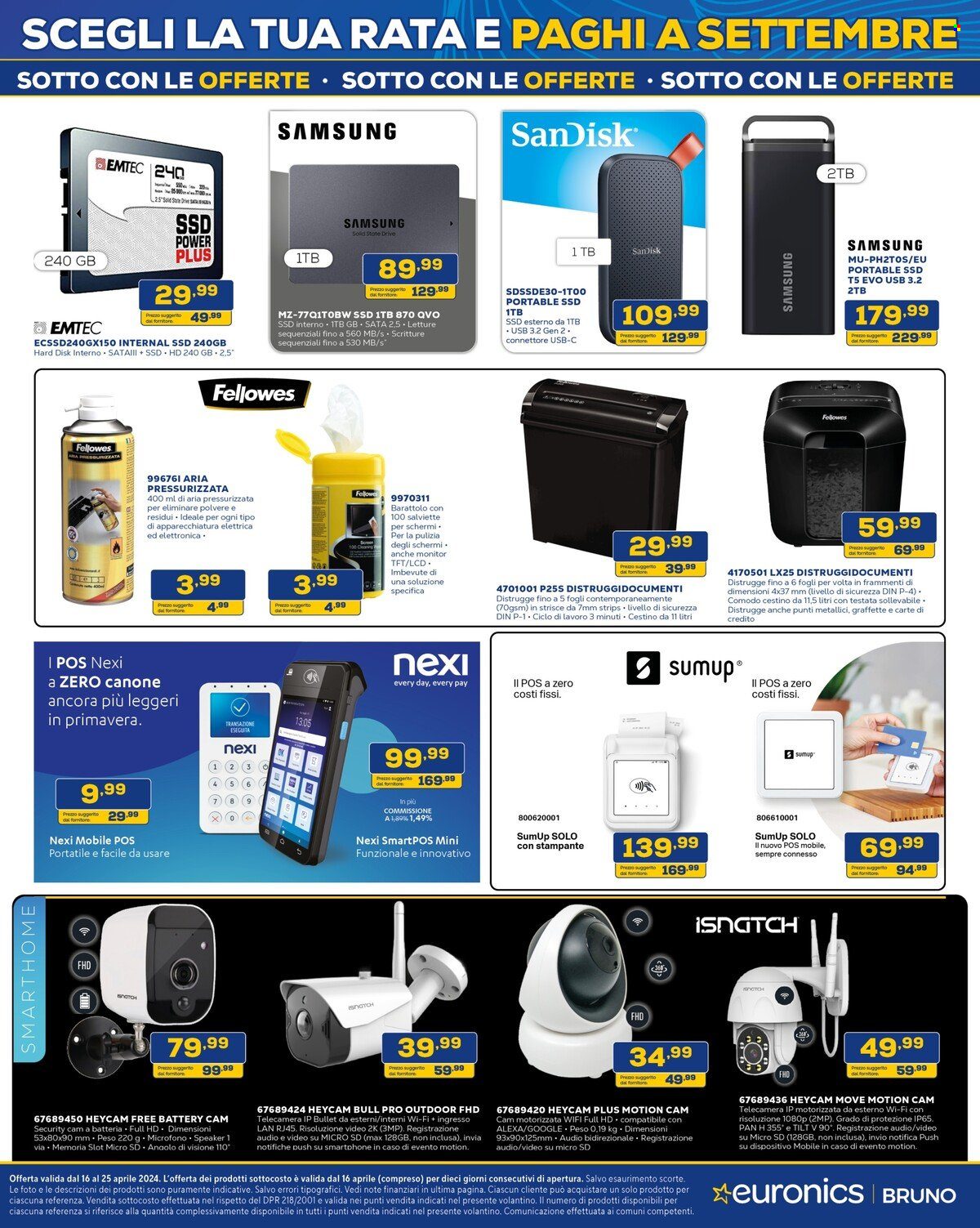 Volantino Euronics - 16/4/2024 - 25/4/2024. Pagina 13