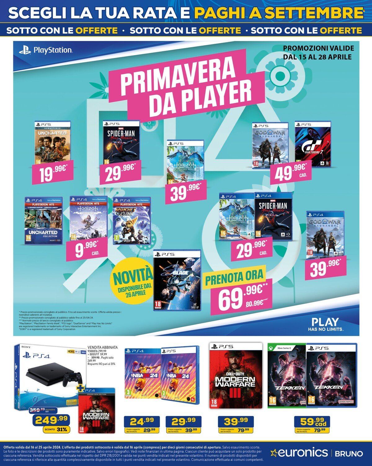 Volantino Euronics - 16/4/2024 - 25/4/2024. Pagina 14