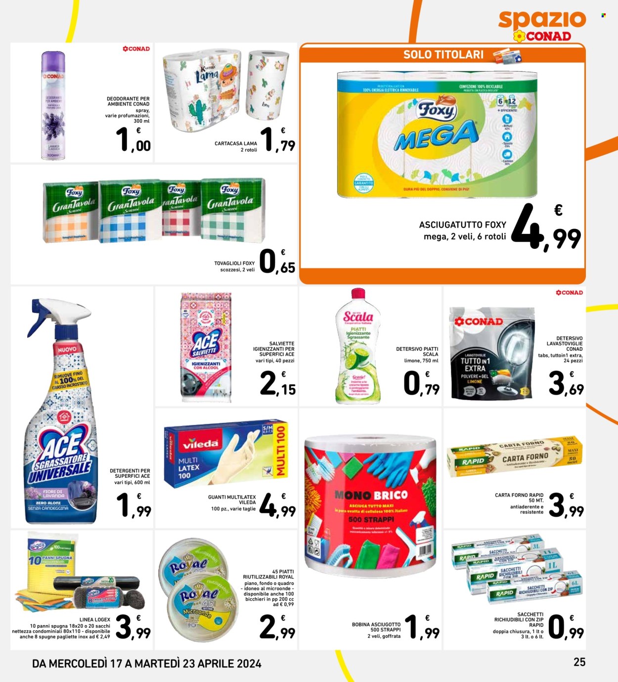 Volantino Spazio Conad - 17/4/2024 - 23/4/2024. Pagina 25