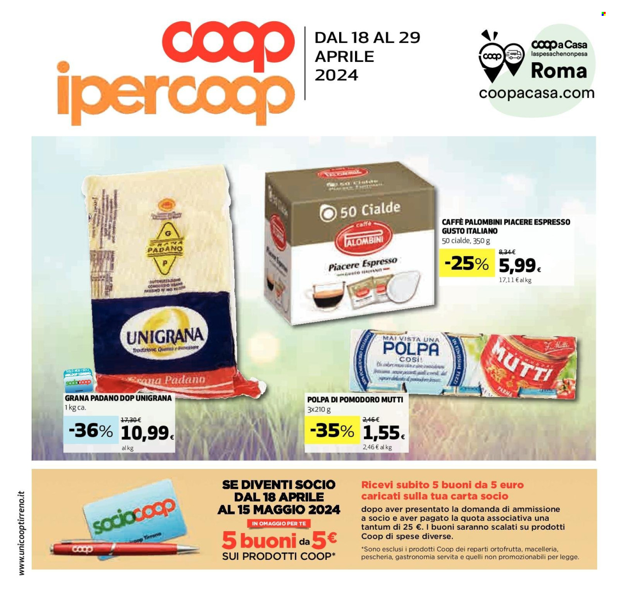 Leták Coop - 18.4.2024 - 29.4.2024. Strana 1