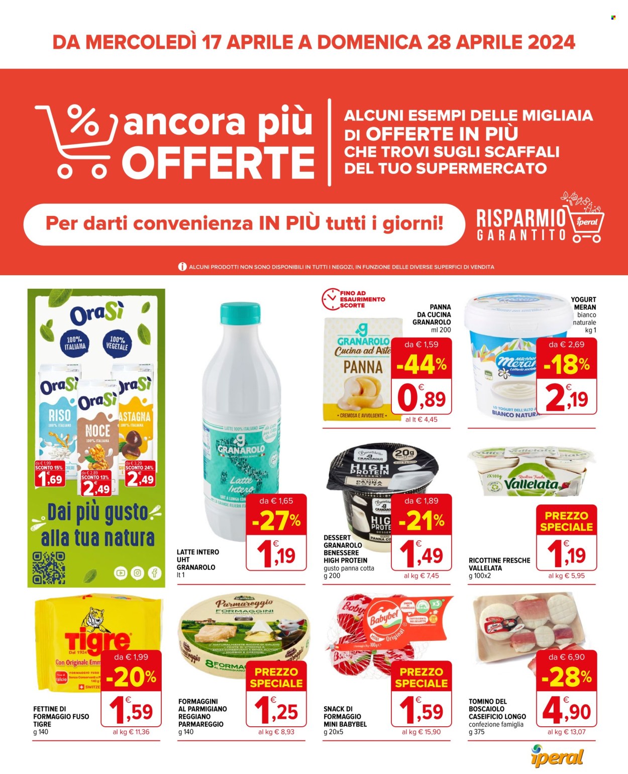 Volantino Iperal - 17/4/2024 - 28/4/2024. Pagina 1