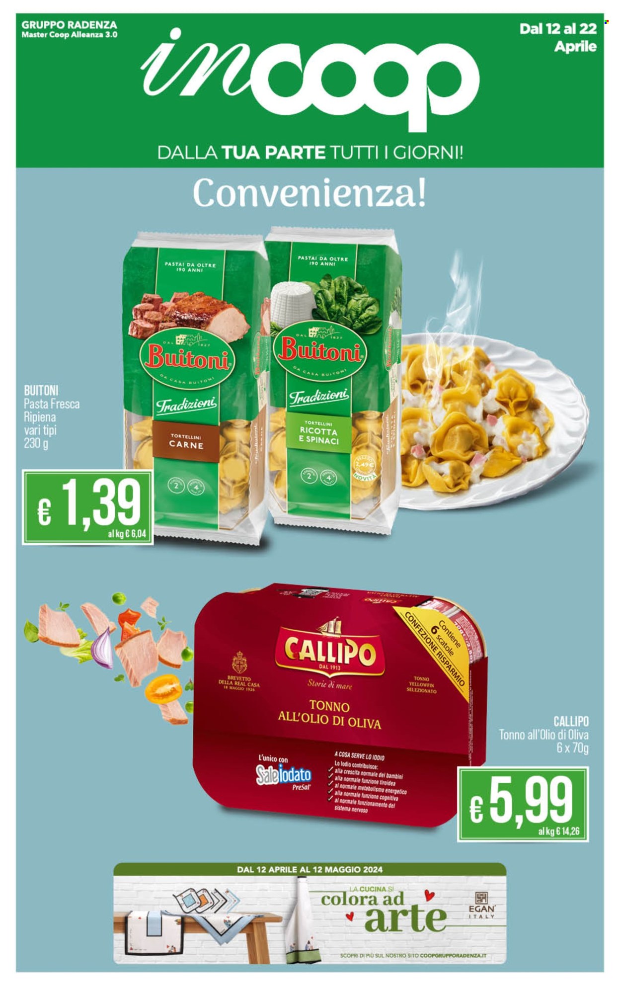 Leták Coop - 12.4.2024 - 22.4.2024. Strana 1