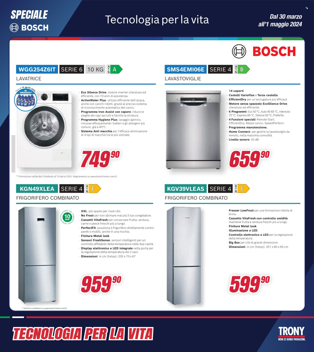 Volantino Trony - 12/4/2024 - 1/5/2024. Pagina 56