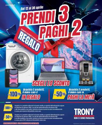Volantino Trony - 12/4/2024 - 30/4/2024.