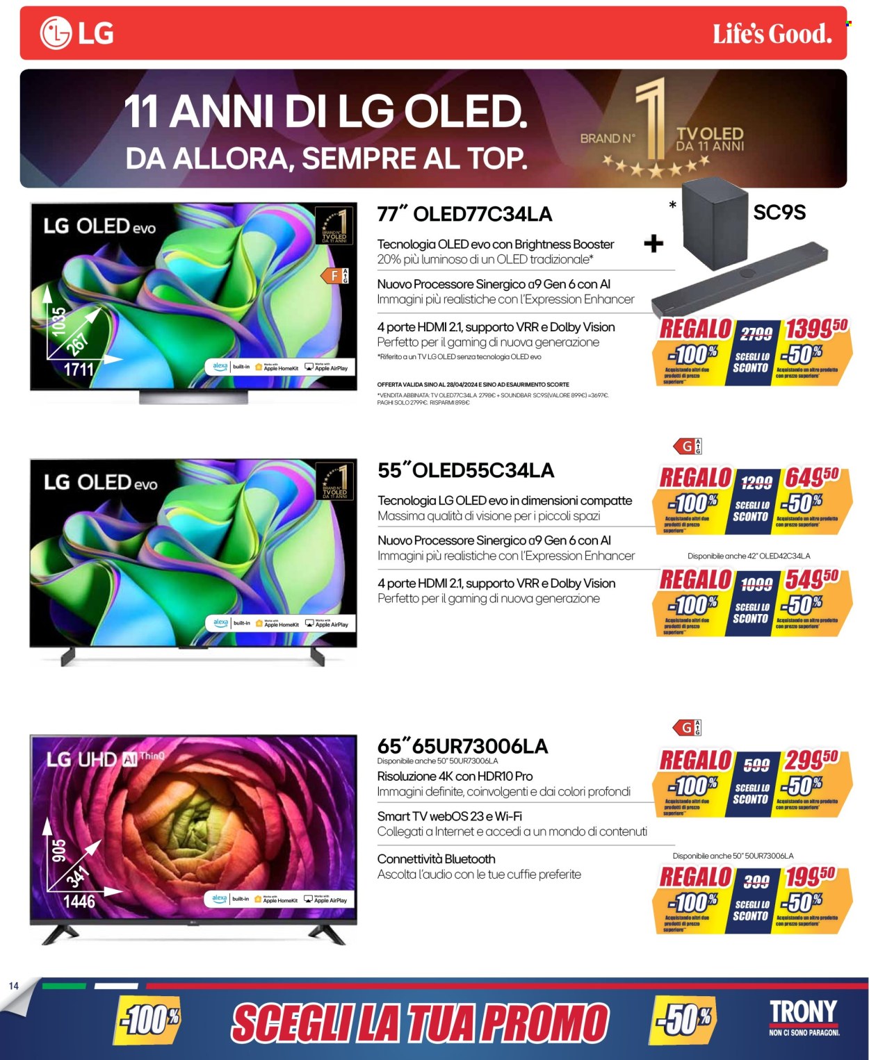 Volantino Trony - 12/4/2024 - 30/4/2024. Pagina 14