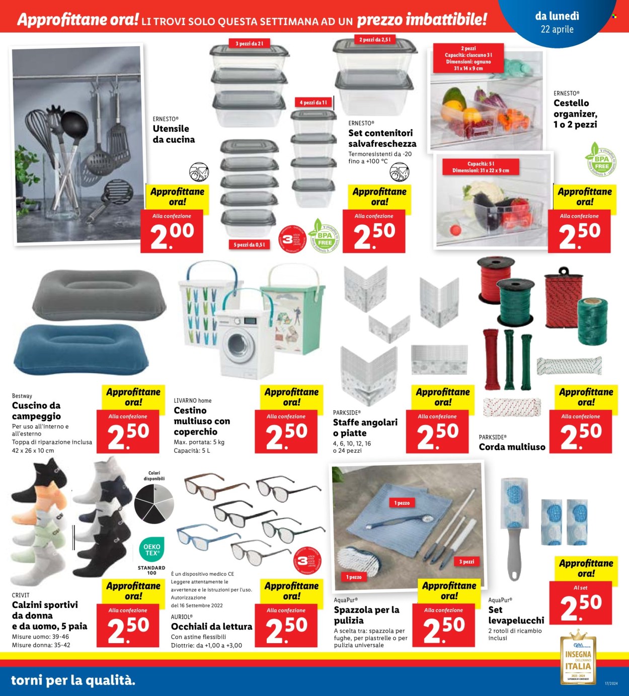 Volantino Lidl - 22/4/2024 - 28/4/2024. Pagina 7