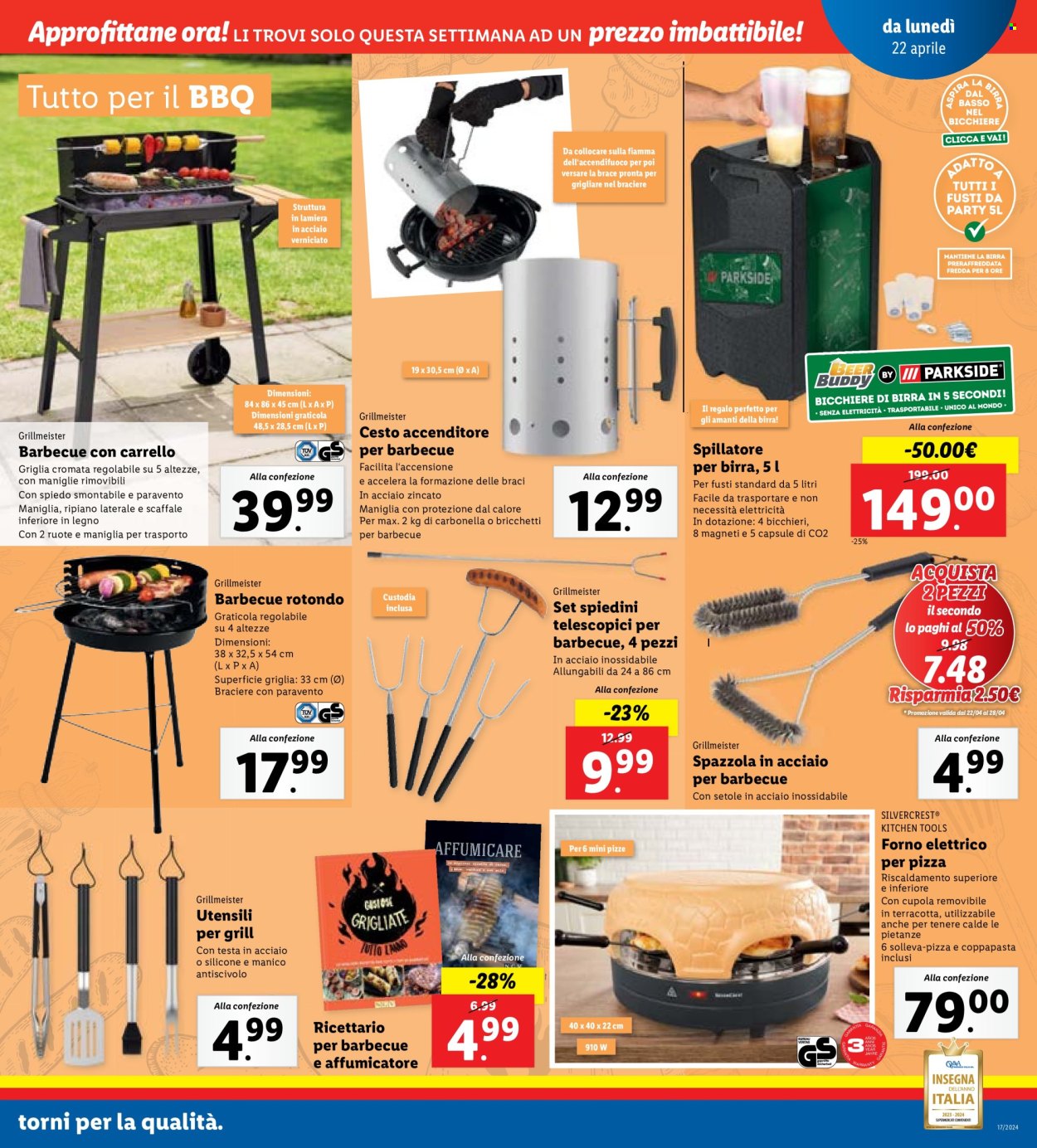 Volantino Lidl - 22/4/2024 - 28/4/2024. Pagina 17
