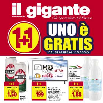 Volantino Il Gigante - 18/4/2024 - 1/5/2024.