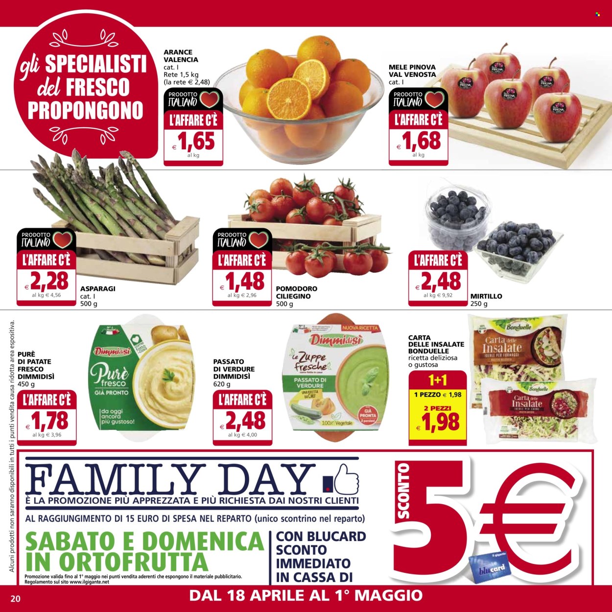 Volantino Il Gigante - 18/4/2024 - 1/5/2024. Pagina 20