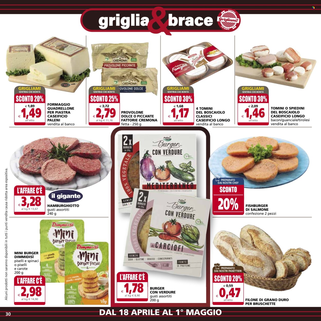 Volantino Il Gigante - 18/4/2024 - 1/5/2024. Pagina 30