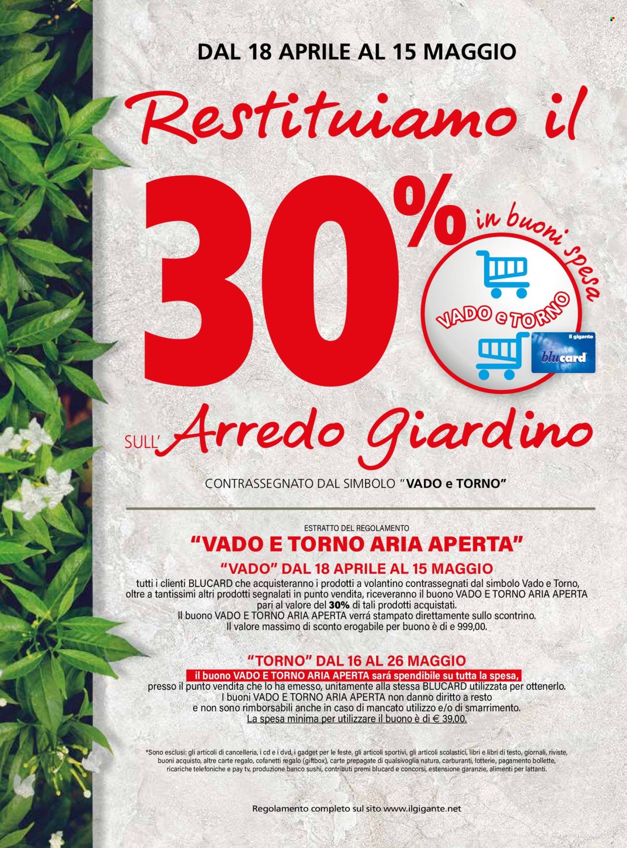 Volantino Il Gigante - 18/4/2024 - 15/5/2024. Pagina 2