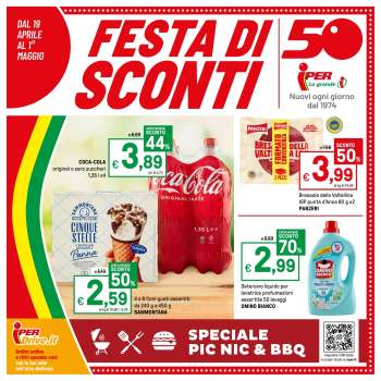 Volantino Iper, La grande i - 19/4/2024 - 1/5/2024.