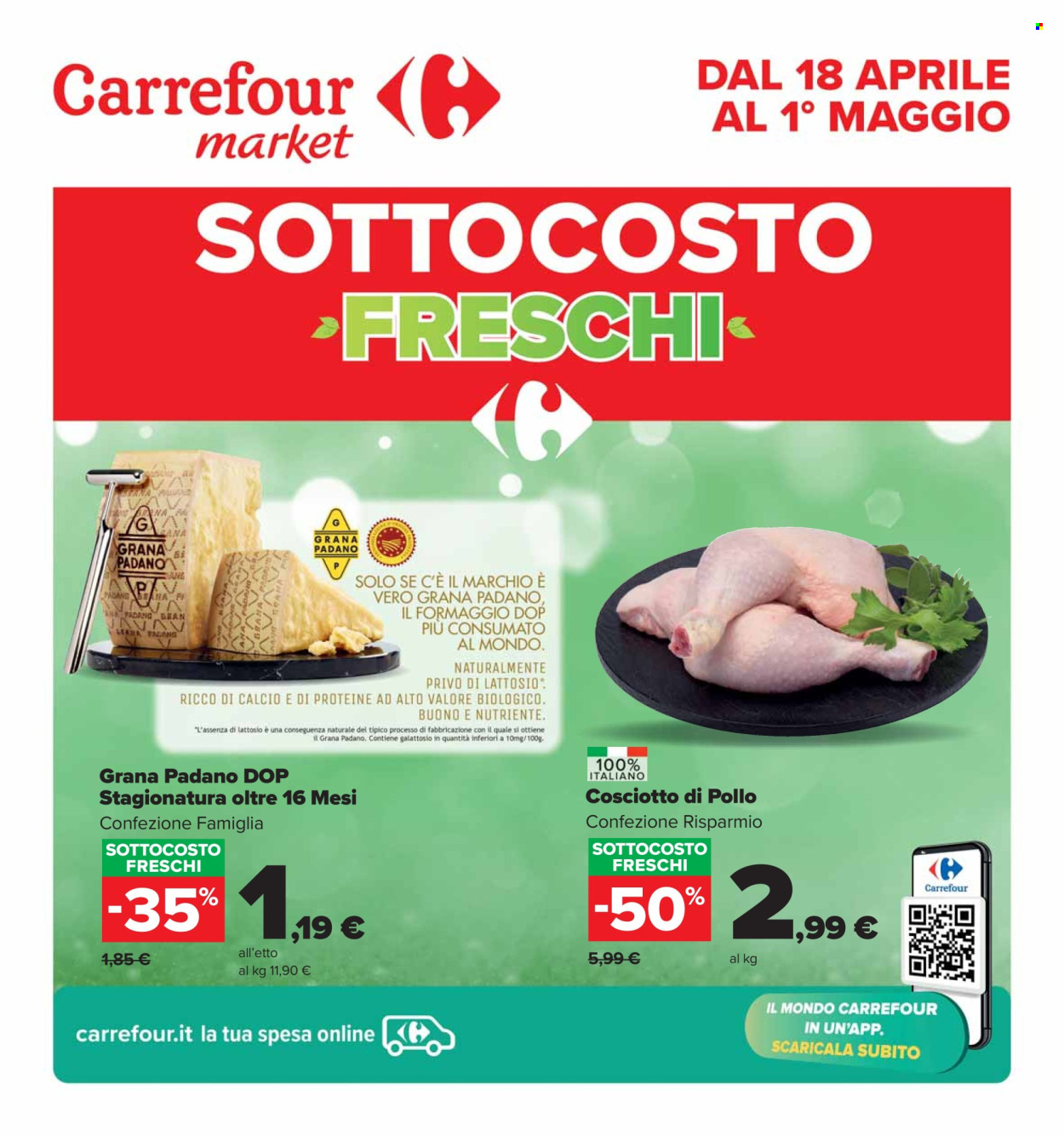 Volantino Carrefour - 18/4/2024 - 1/5/2024. Pagina 1