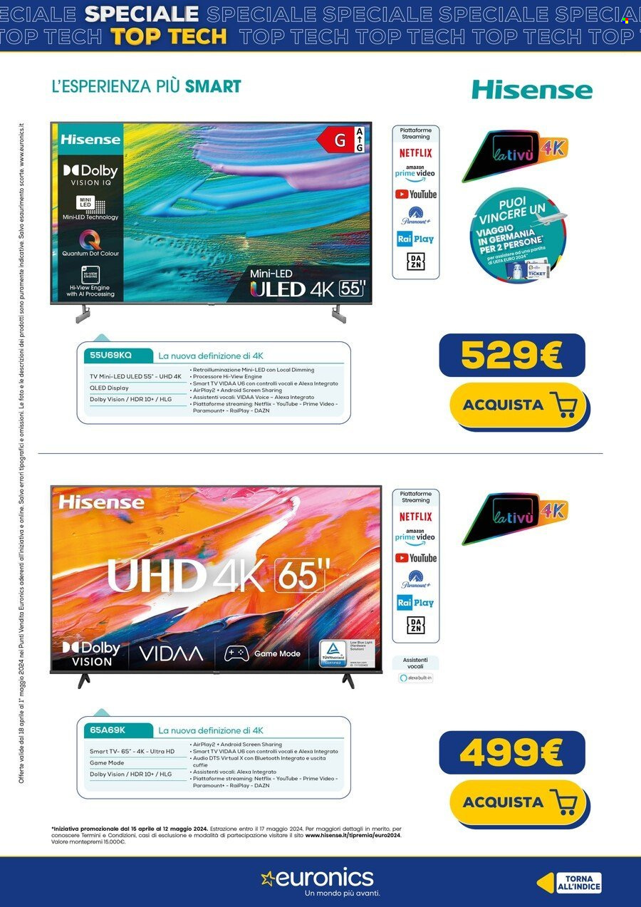 Volantino Euronics - 18/4/2024 - 1/5/2024. Pagina 23