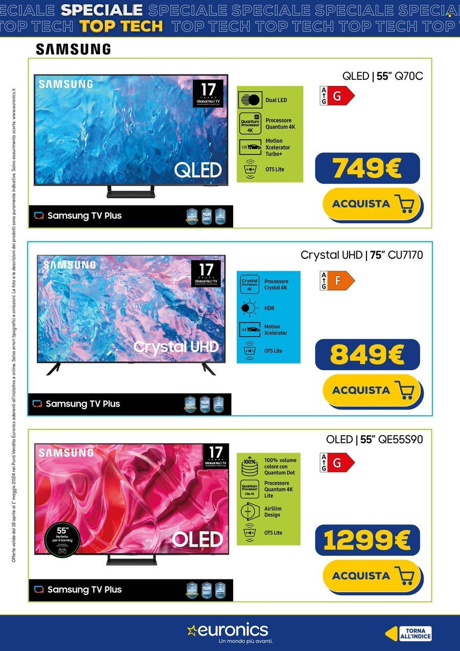 Volantino Euronics - 18/4/2024 - 1/5/2024. Pagina 27
