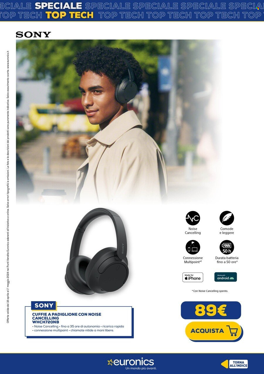 Volantino Euronics - 18/4/2024 - 1/5/2024. Pagina 29