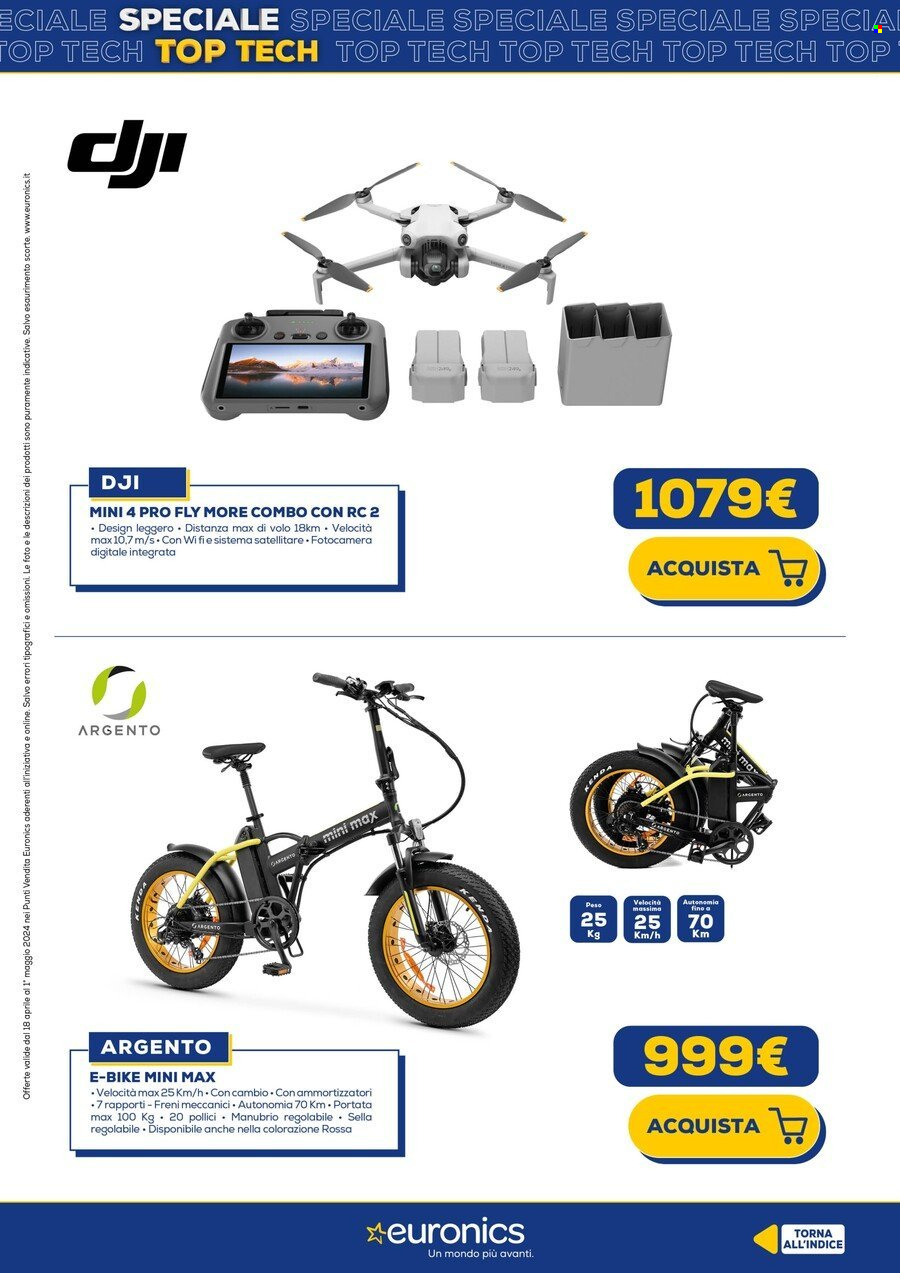 Volantino Euronics - 18/4/2024 - 1/5/2024. Pagina 30