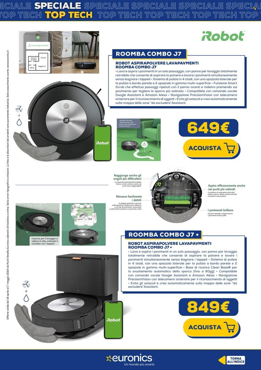 Volantino Euronics - 18/4/2024 - 1/5/2024. Pagina 34
