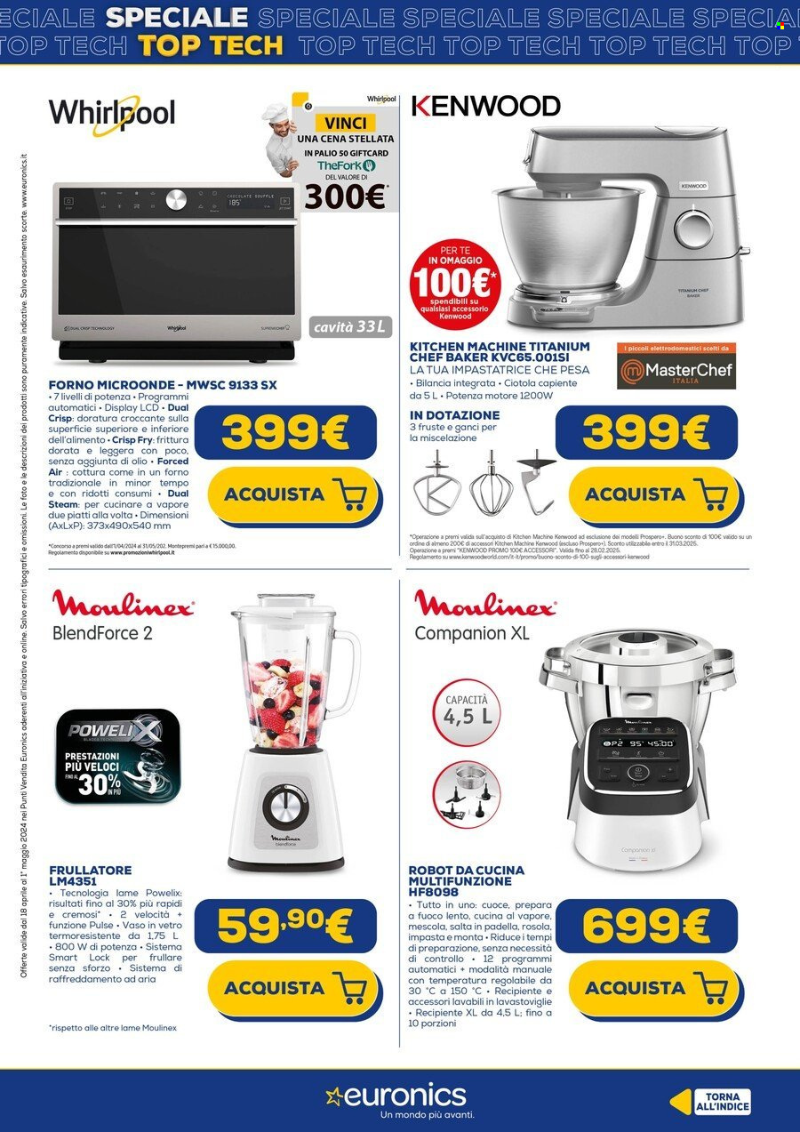Volantino Euronics - 18/4/2024 - 1/5/2024. Pagina 36