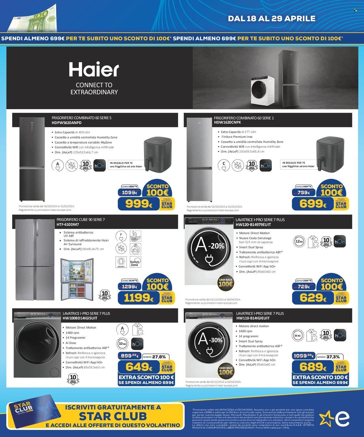 Volantino Euronics - 18/4/2024 - 29/4/2024. Pagina 17