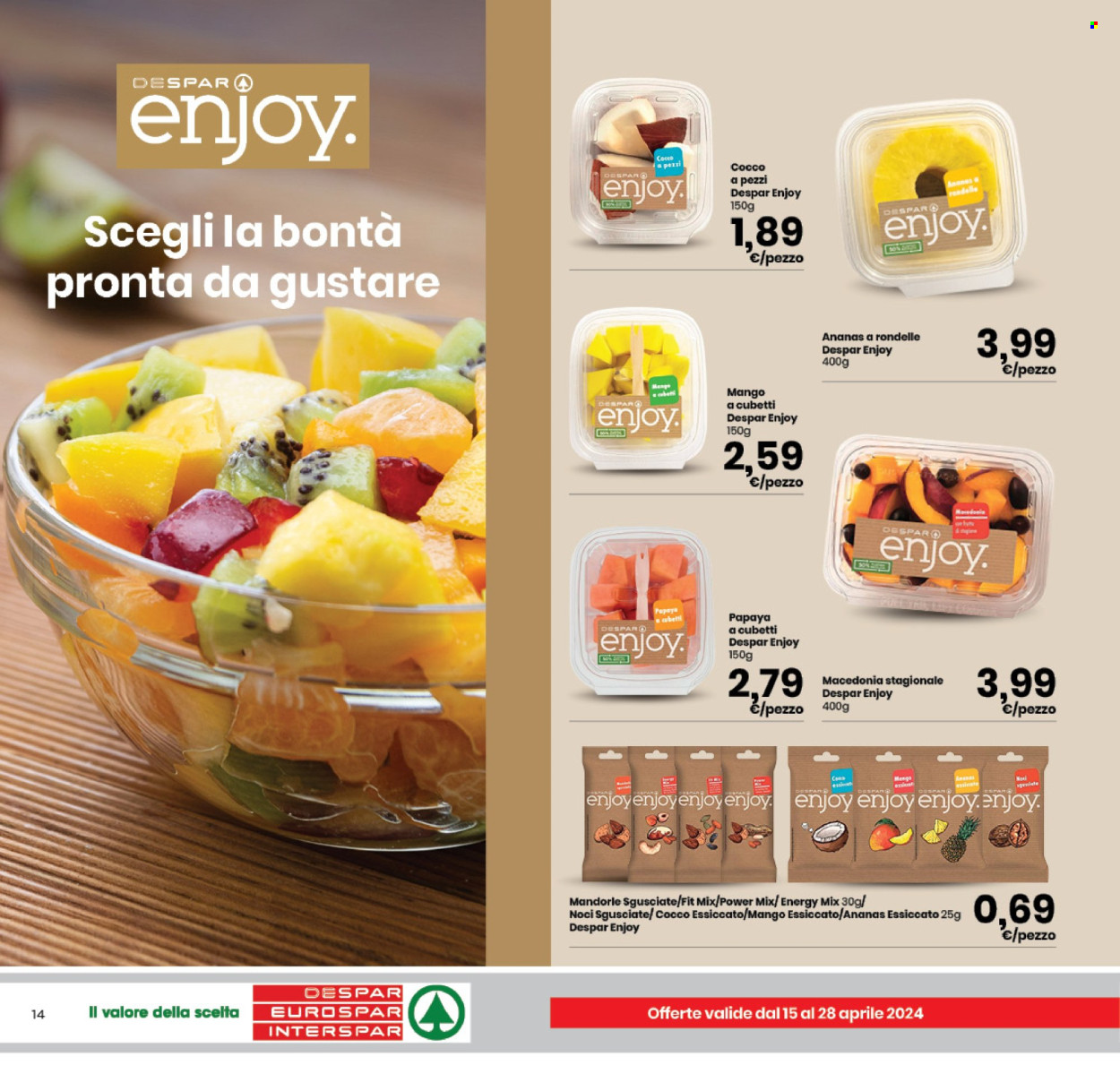Volantino Eurospar - 18/4/2024 - 28/4/2024. Pagina 14