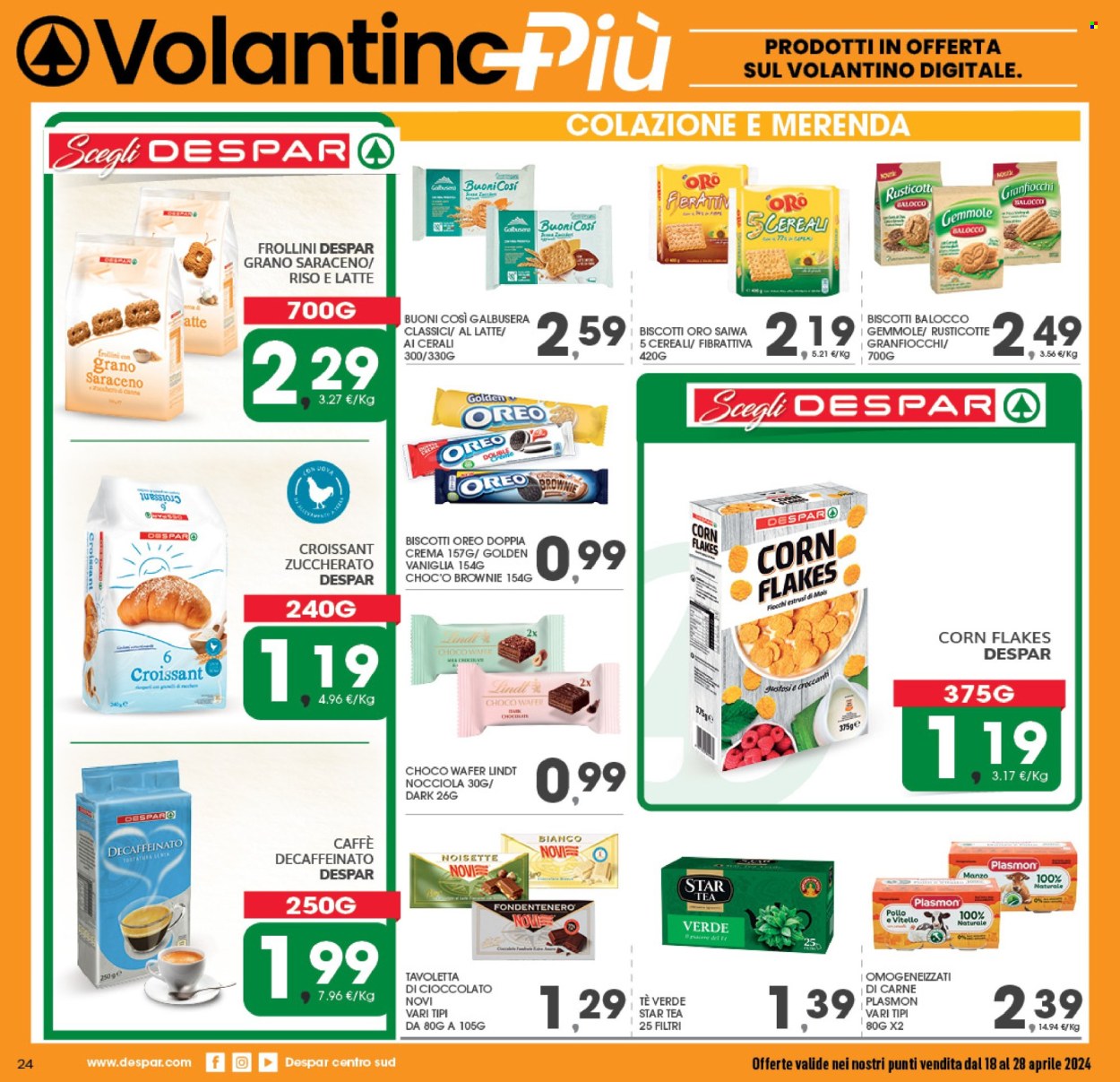 Volantino Eurospar - 18/4/2024 - 28/4/2024. Pagina 18