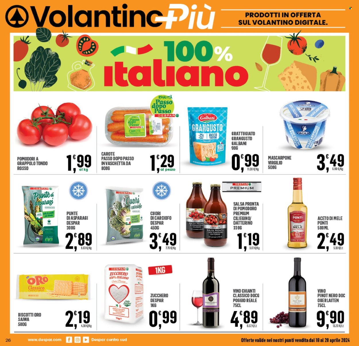 Volantino Eurospar - 18/4/2024 - 28/4/2024. Pagina 20