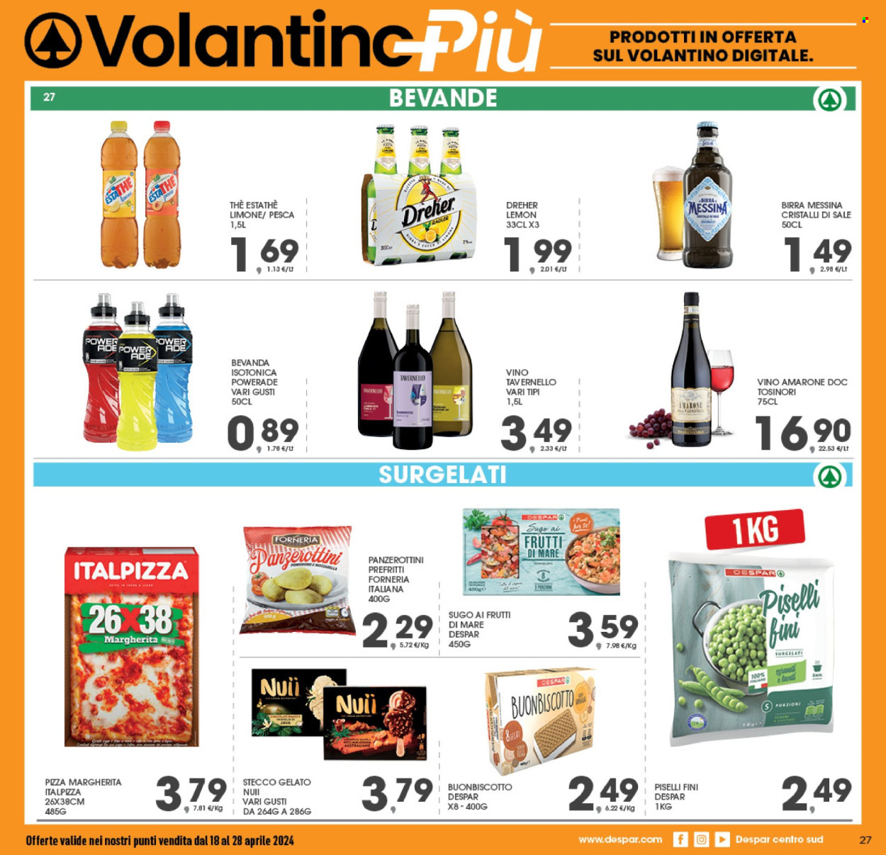 Volantino Eurospar - 18/4/2024 - 28/4/2024. Pagina 21