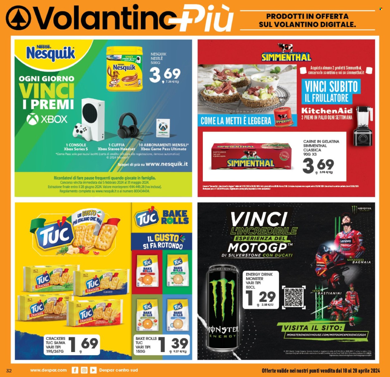 Volantino Eurospar - 18/4/2024 - 28/4/2024. Pagina 26