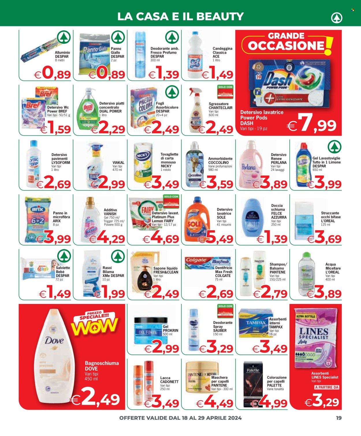 Volantino Despar - 18/4/2024 - 29/4/2024. Pagina 19