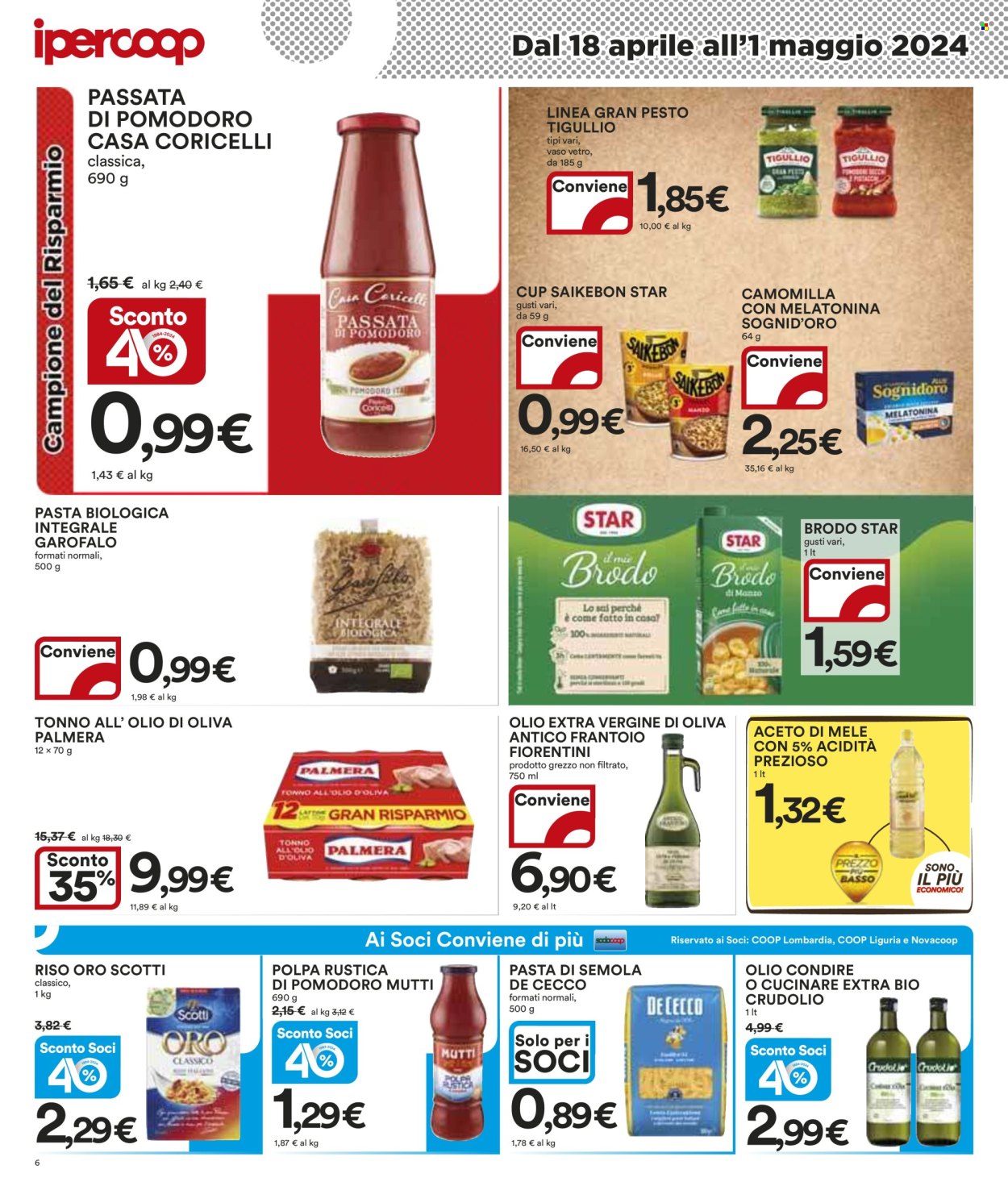 Volantino Coop - 18/4/2024 - 1/5/2024. Pagina 6