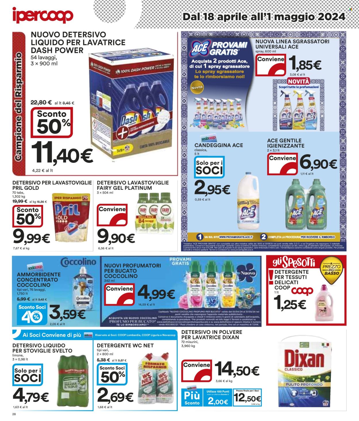 Volantino Coop - 18/4/2024 - 1/5/2024. Pagina 28
