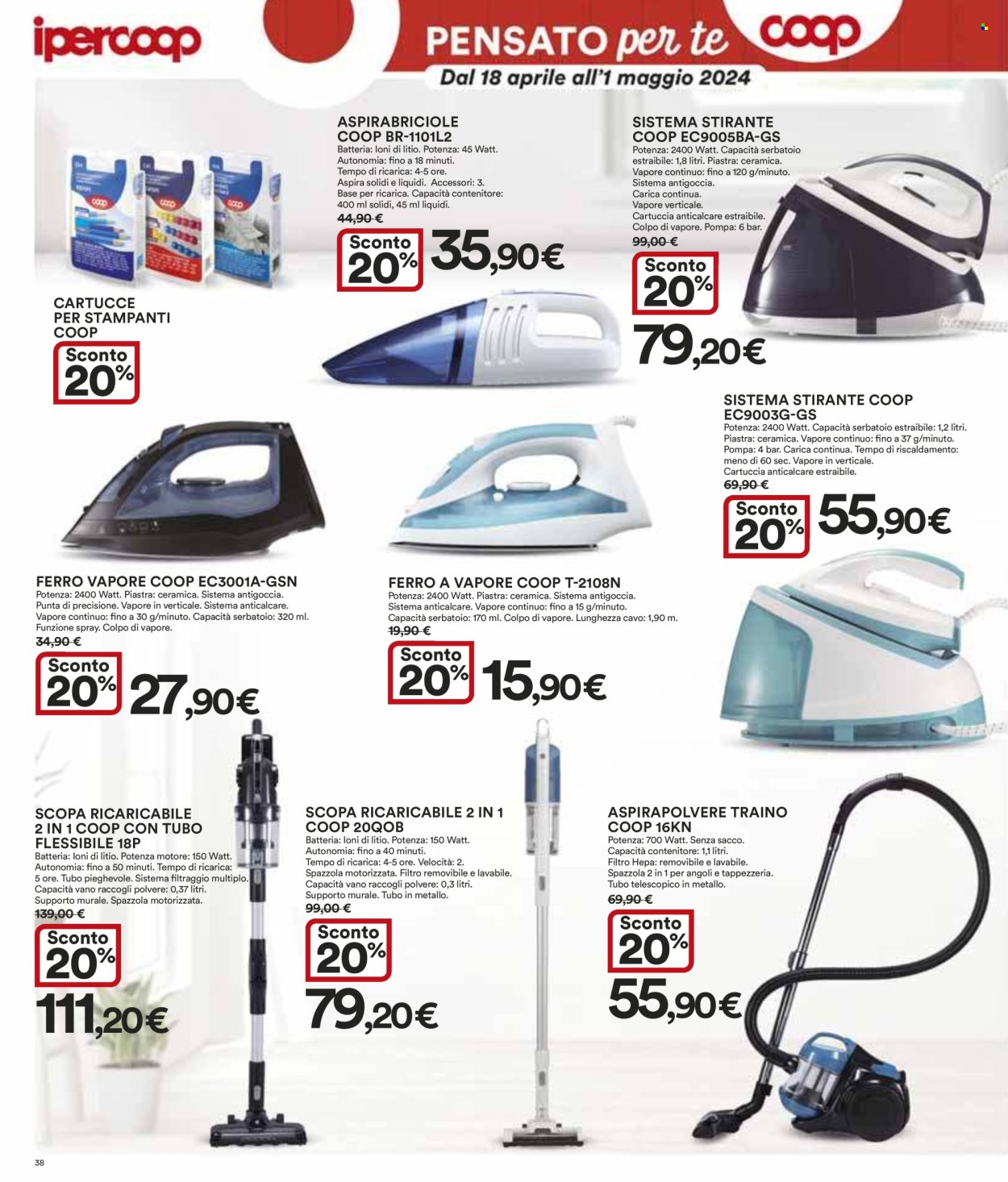 Volantino Coop - 18/4/2024 - 1/5/2024. Pagina 38