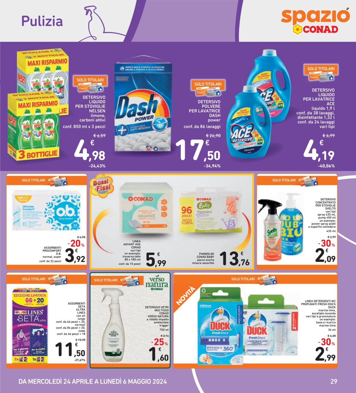 Volantino Spazio Conad - 24/4/2024 - 6/5/2024. Pagina 29
