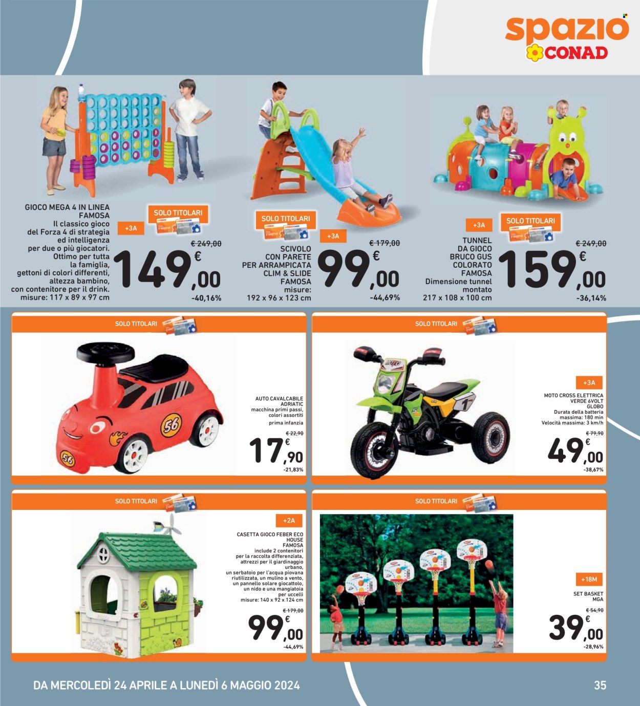 Volantino Spazio Conad - 24/4/2024 - 6/5/2024. Pagina 35