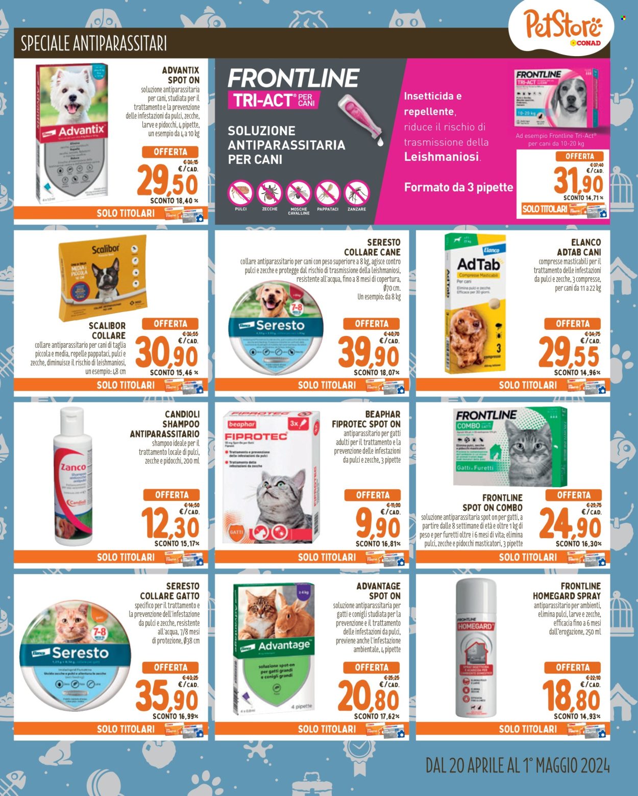 Volantino Pet Store Conad - 20/4/2024 - 1/5/2024. Pagina 7