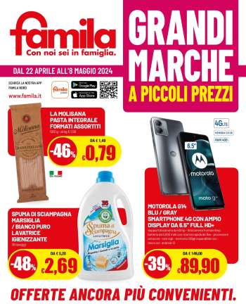 Volantino Famila - 22/4/2024 - 8/5/2024.