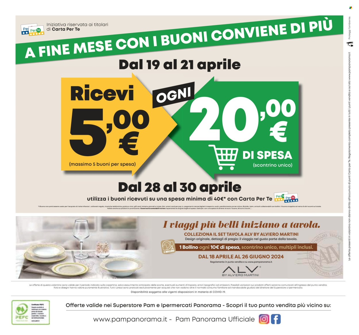 Volantino Pam Panorama - 18/4/2024 - 1/5/2024. Pagina 28