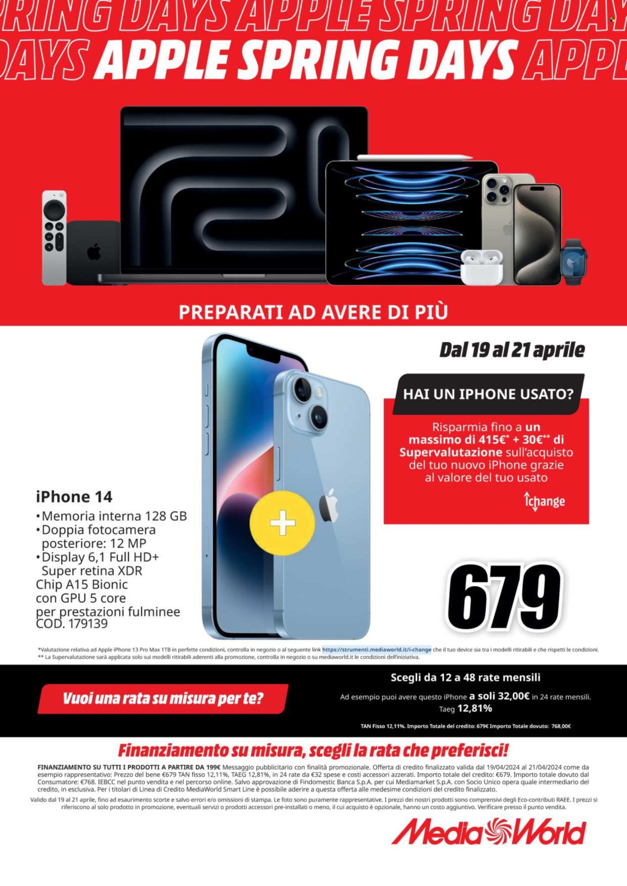 Volantino MediaWorld - 19/4/2024 - 21/4/2024. Pagina 5