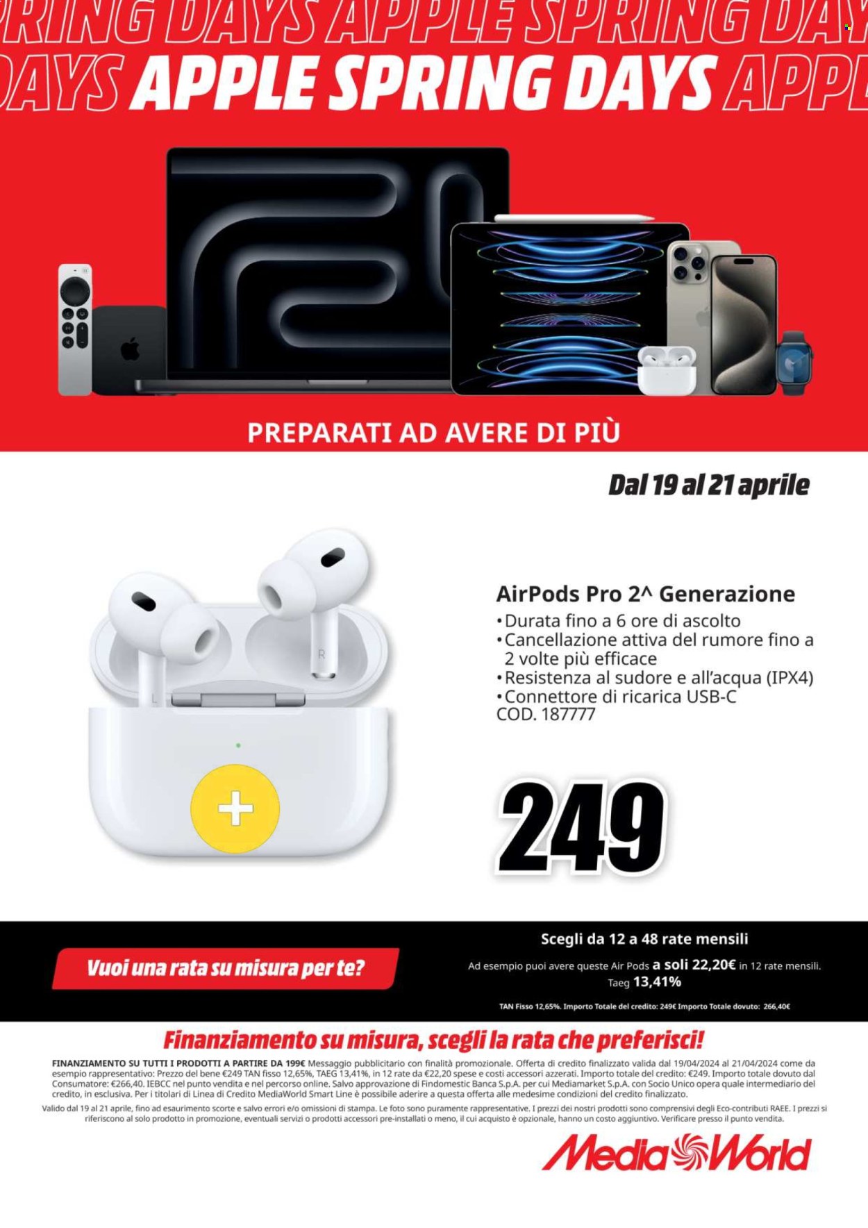 Volantino MediaWorld - 19/4/2024 - 21/4/2024. Pagina 7